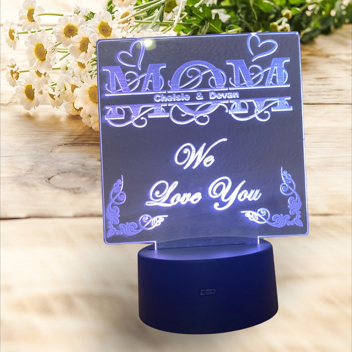 LED Mothers Day night light