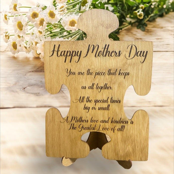 Mothers Day Engraved Wood Plaque